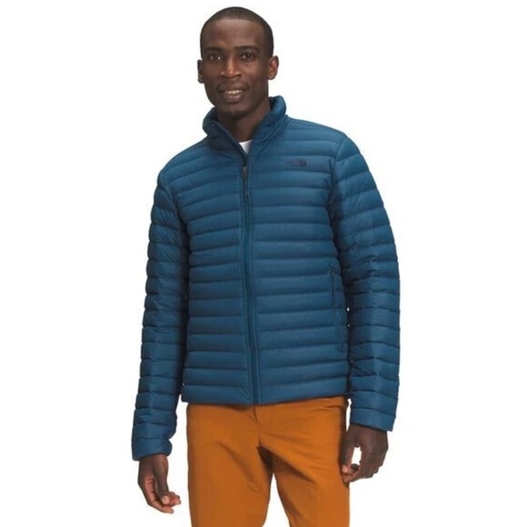 TNF The North Face Men’s Stretch Down 700 Jacket Monterey Blue XL - Picture 4 of 9